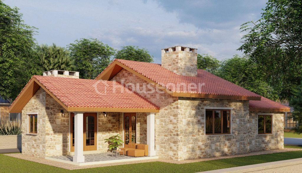 Casas prefabricada de hormigón y madera Salles
